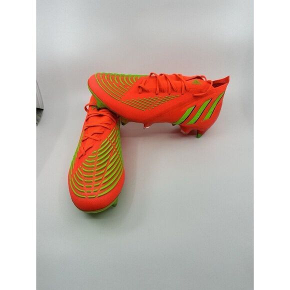 adidas Other - Adidas Predator Edge.1 Low SG Solar Red Green Soccer Cleats Men's Size 8 GW1010